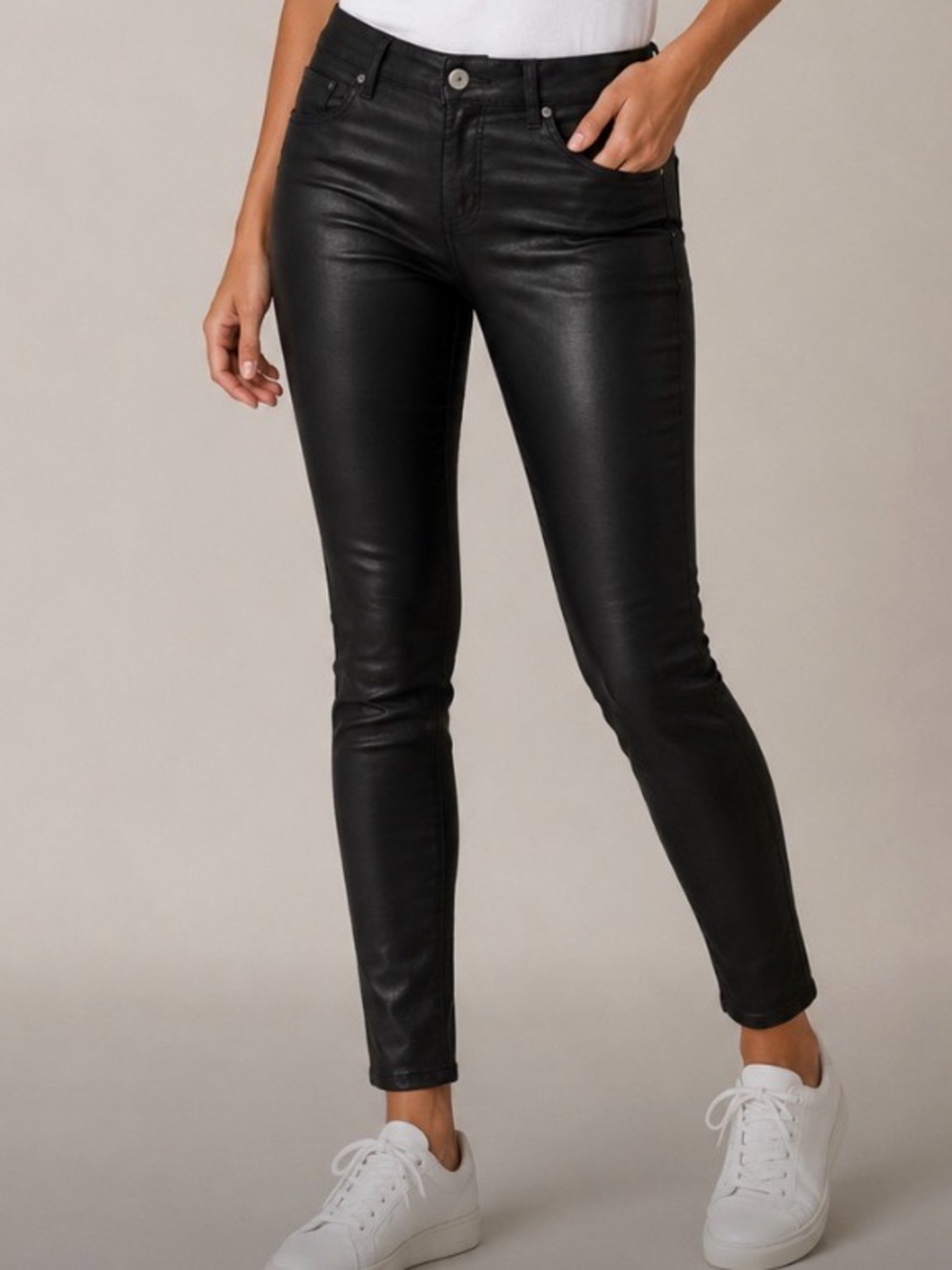 🖤🪩 Articles Of Society Women’s  Black Shiny Skinny Jeans Size 28